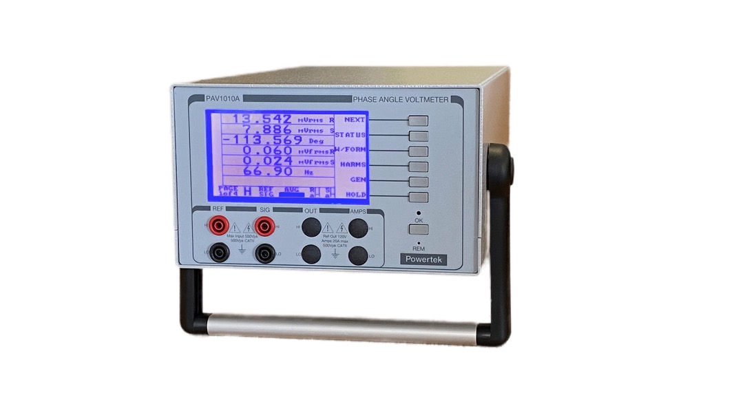 Phase Angle Voltmeter, Phase Measurement